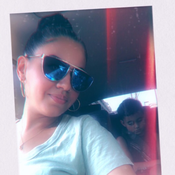 Classic Aviator Sunglasses Flat Top Mirrored Black - Picture 6 of 6